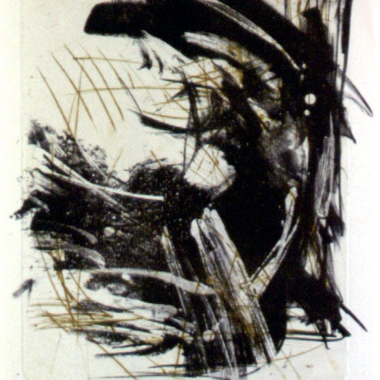 Mars - 1990, lithographie et pointe sèche, 56 x 38 cm