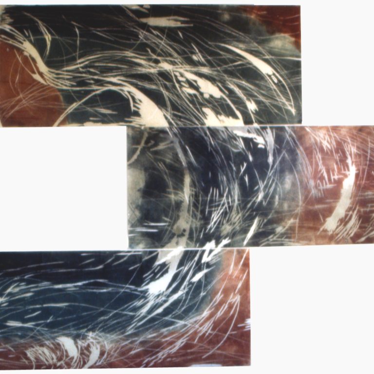 3 petits tours - 1999, bois gravé, 3 (33 x 100 cm)