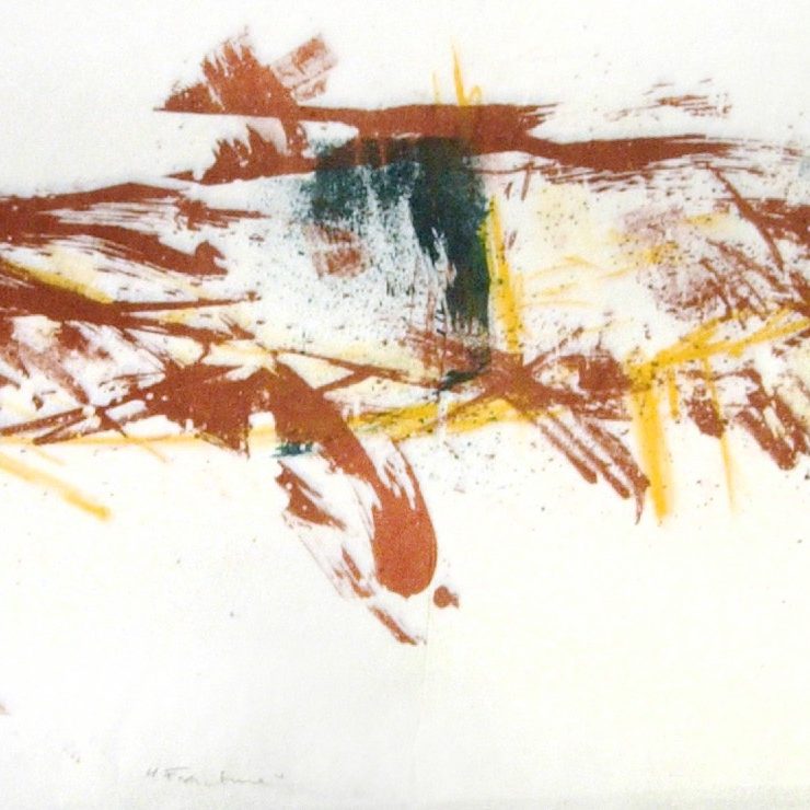Fracture - 2000, lithographie, 23 x 75 cm