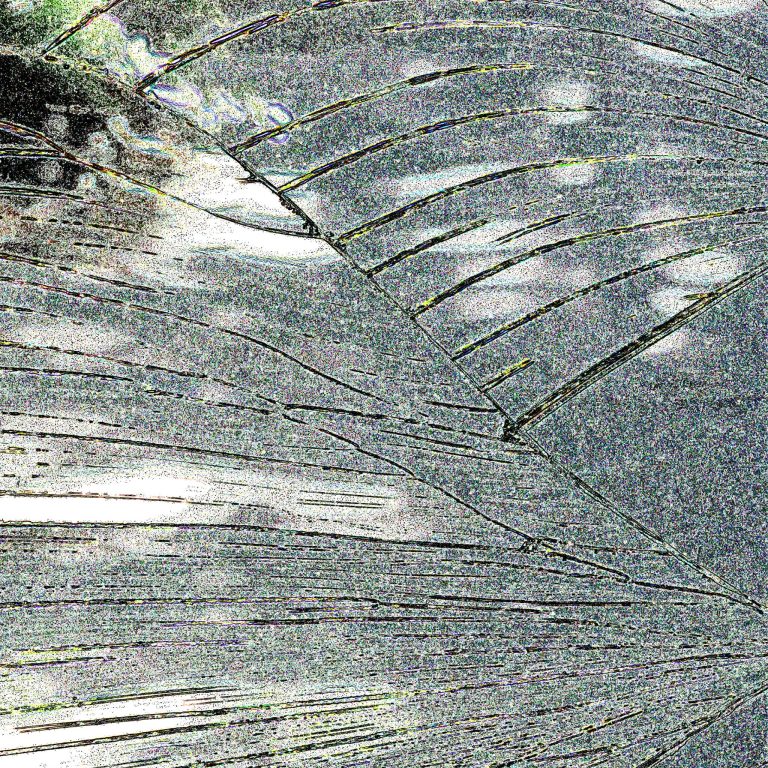 Petit Verre réfléchissant à son statut - 2016, estampe numérique, 25 x 20 cm