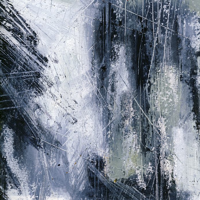 sans titre, 2020, lithographie et techniques mixtes, 30 x 90 cm