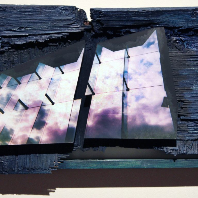 PAYSAGE - 2007, objet trouvé, photo numérique, pin, 45 x 70 x 10 cm