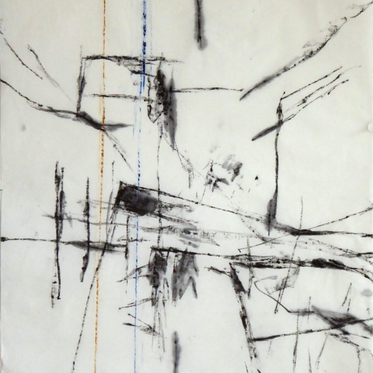 Sans titre - 2021, encre sur papier 60 x 43 cm