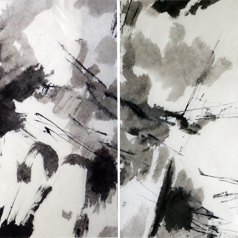 sans titre - 2021, encre sur papier, 48,5 x 56 cm