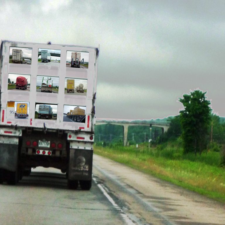 Road Movie 5 - 2009, estampe numérique, 26 x 20 cm