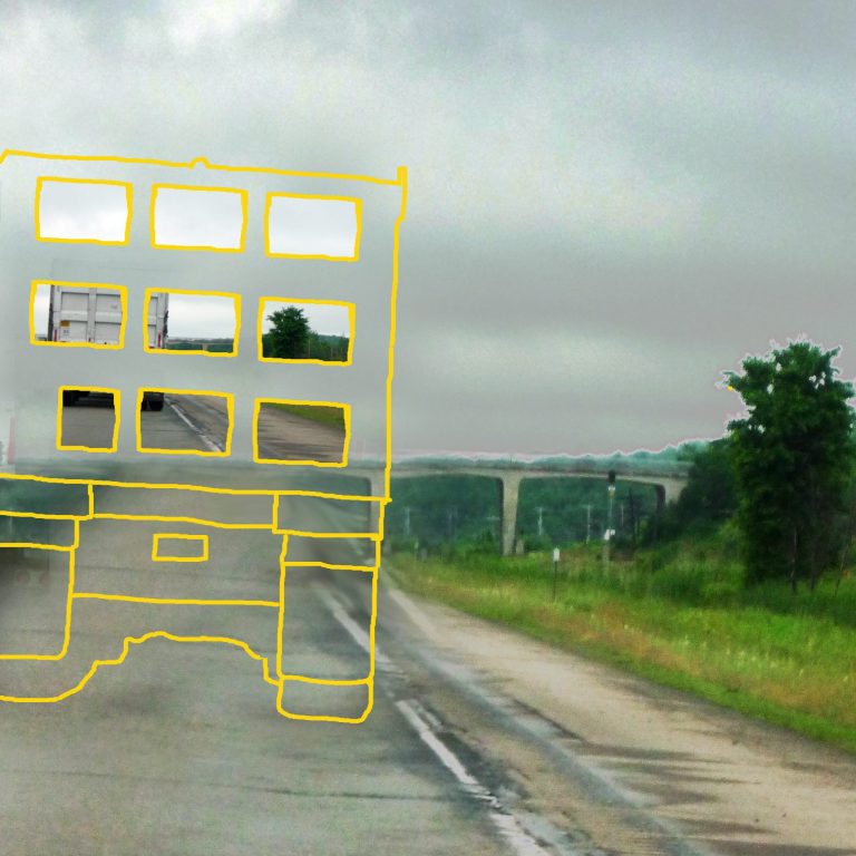 Road Movie 6 - 2009, estampe numérique, 26 x 20 cm