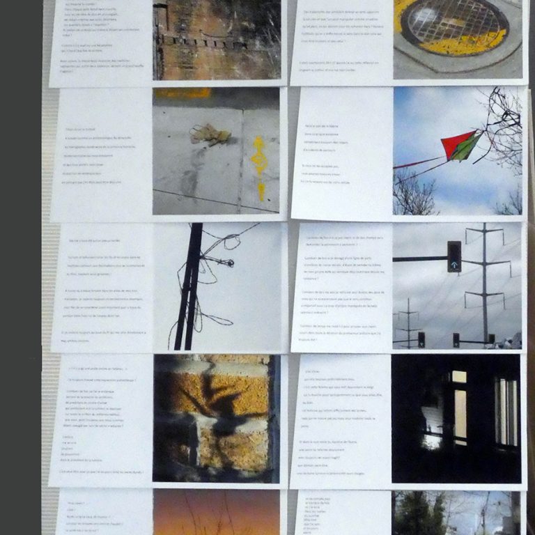 LÉGENDES URBAINES 4, 2024, photos numériques, textes de Normand Boisvert, 11 pages, 20 x 35,5 cm