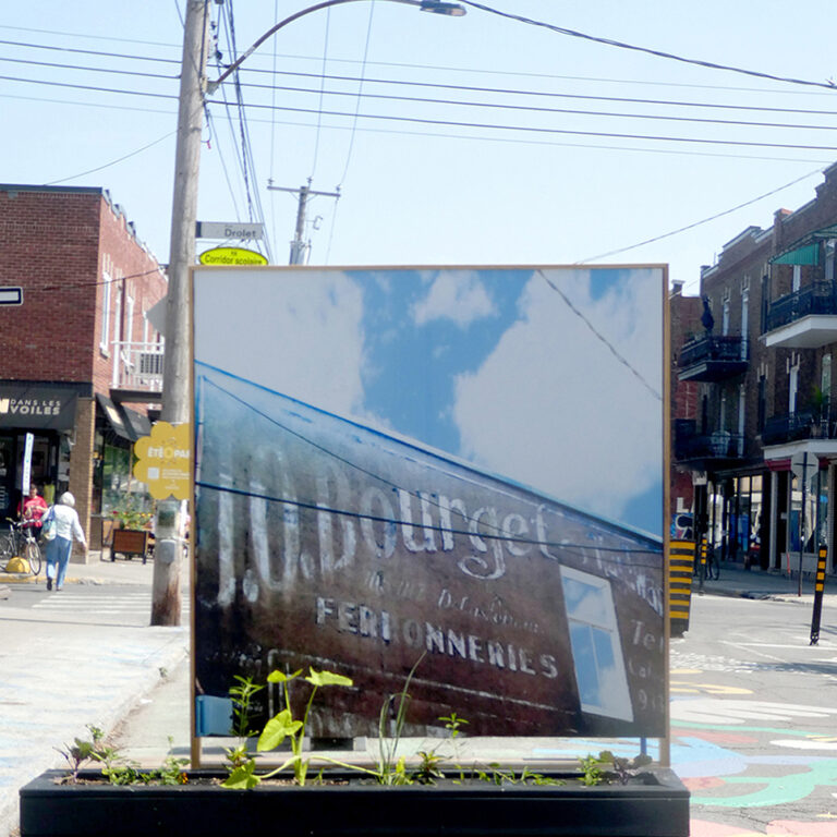 Ferronneries, 2023, photomontage numérique, 183 x 183 cm